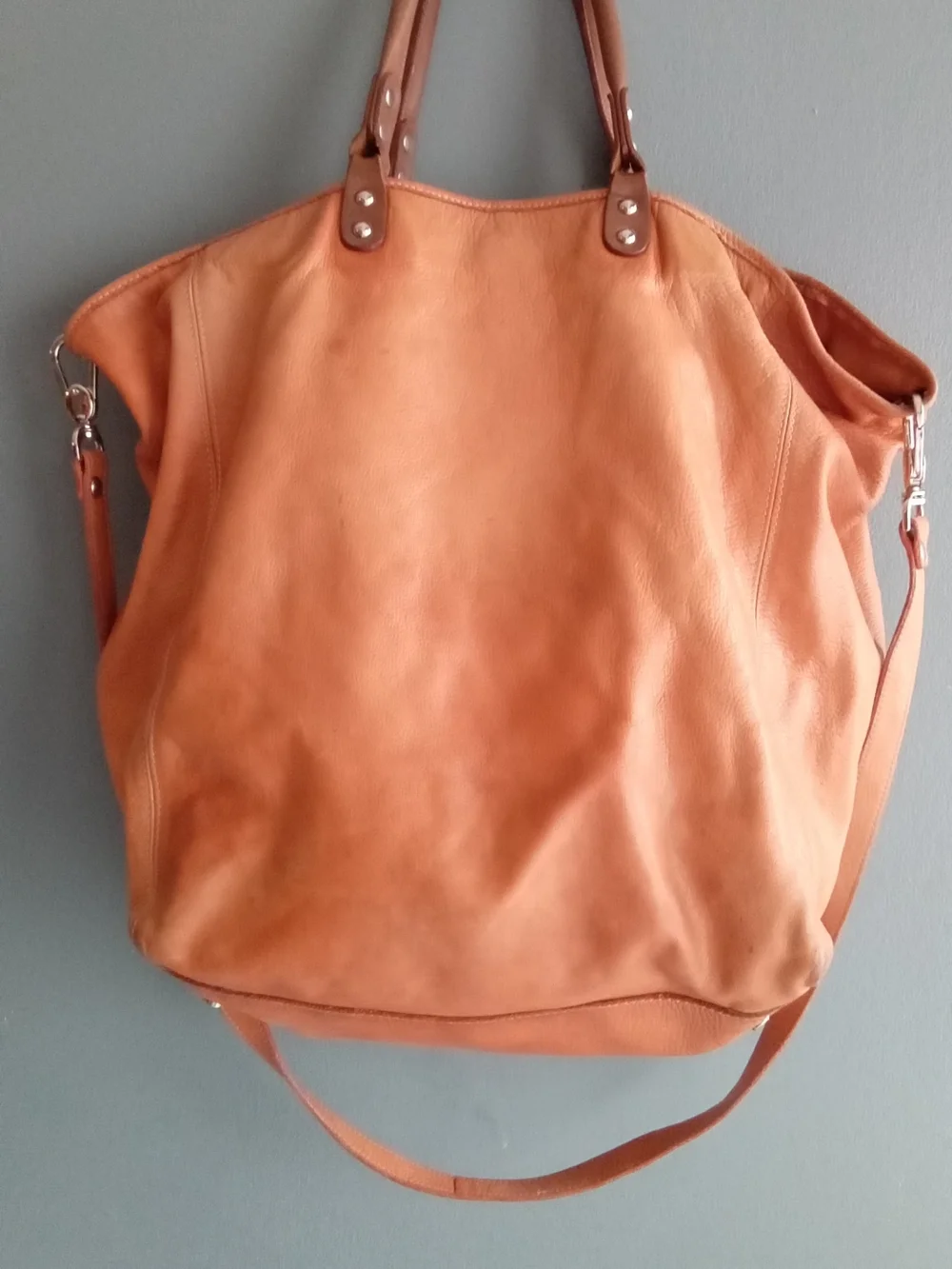 Woven Tote Handbag in Tan‎